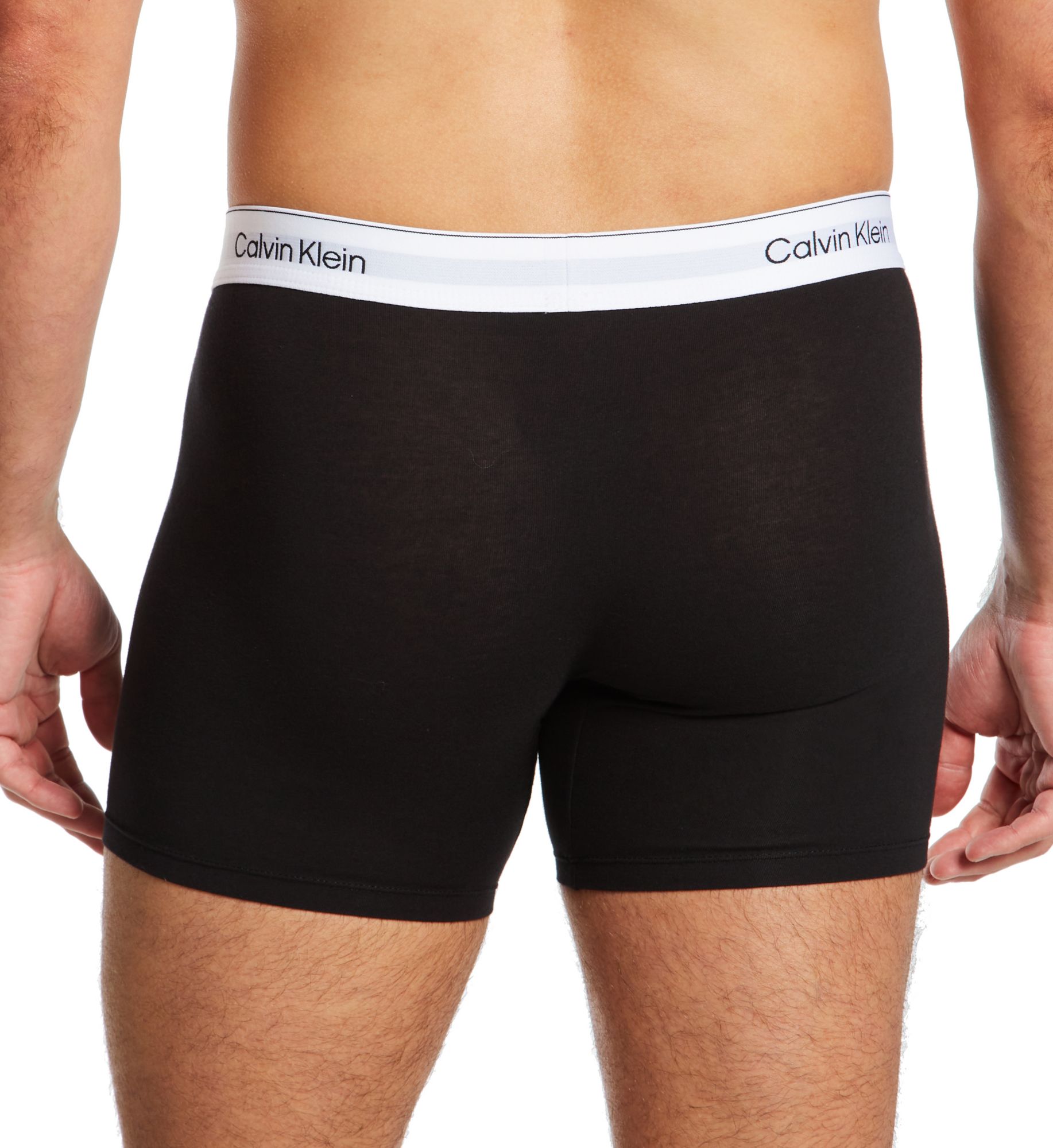 Calvin Klein Icon Cotton Stretch Boxer Brief - 3 Pack Black/White/Grey M  - Image 2