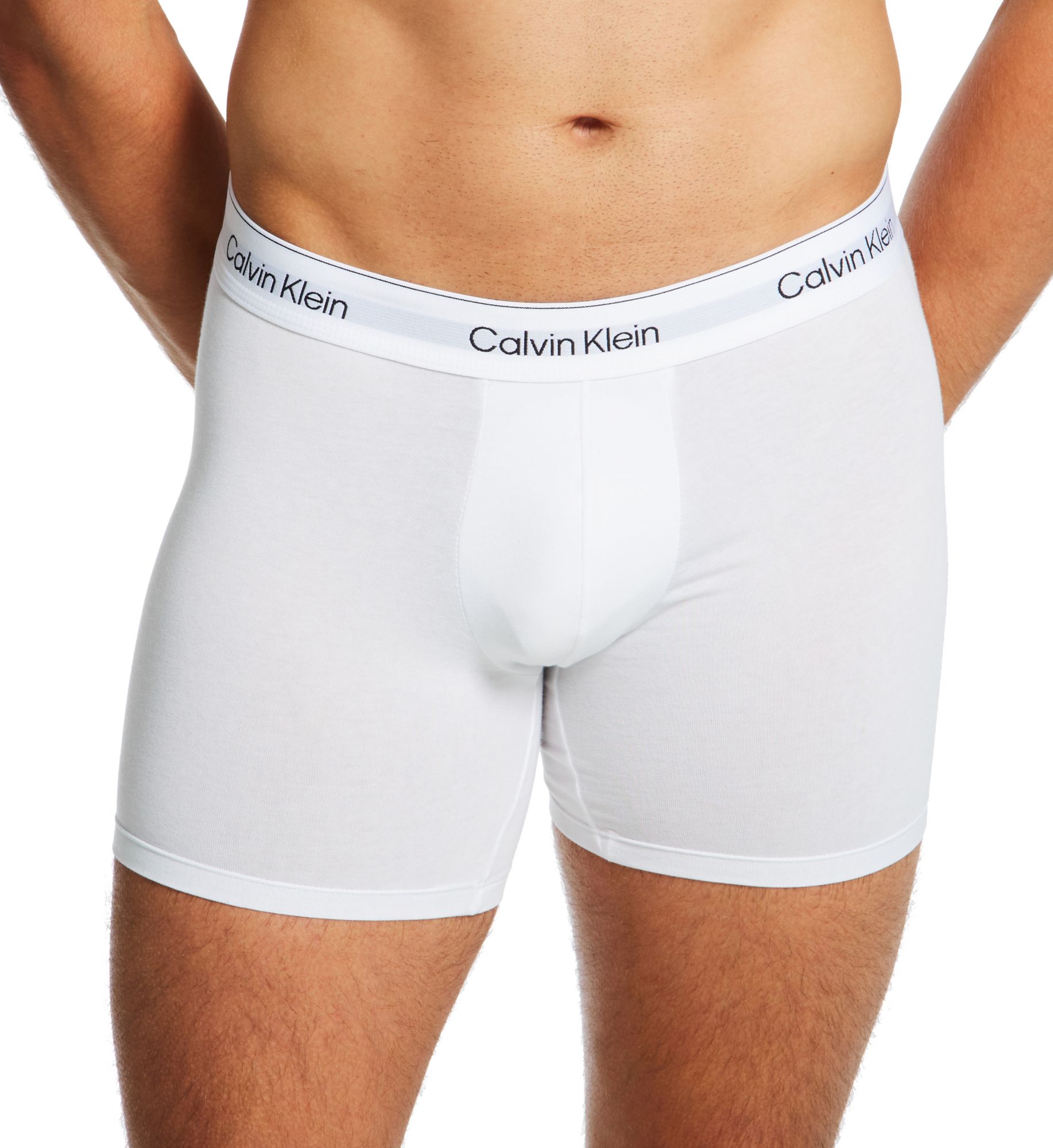 Calvin Klein Icon Cotton Stretch Boxer Brief - 3 Pack White M  - Image 1