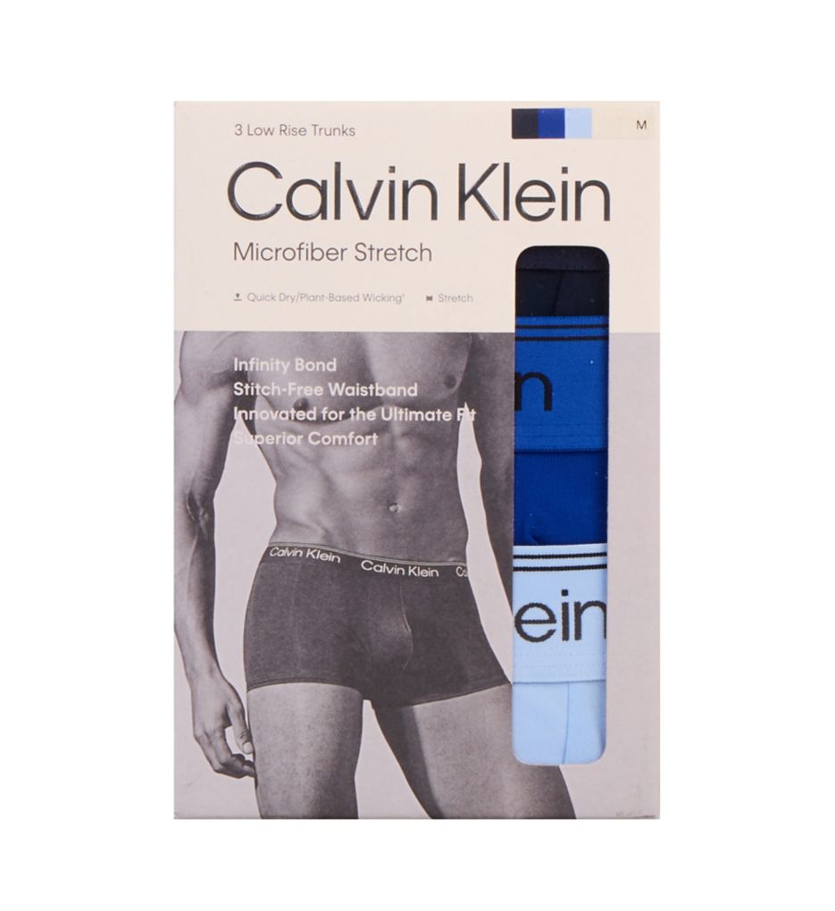 Calvin Klein Micro Stretch Low Rise Trunk - 3 Pack NB4409 - Image 3