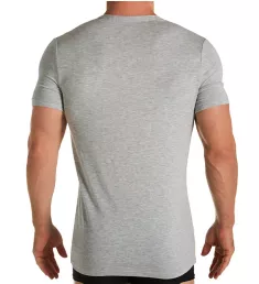 Modal Blend Stretch Crew Neck T-Shirt Grey Heather S