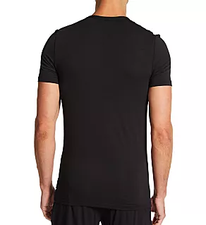 Ultra Soft Short Sleeve Crew Neck Black L