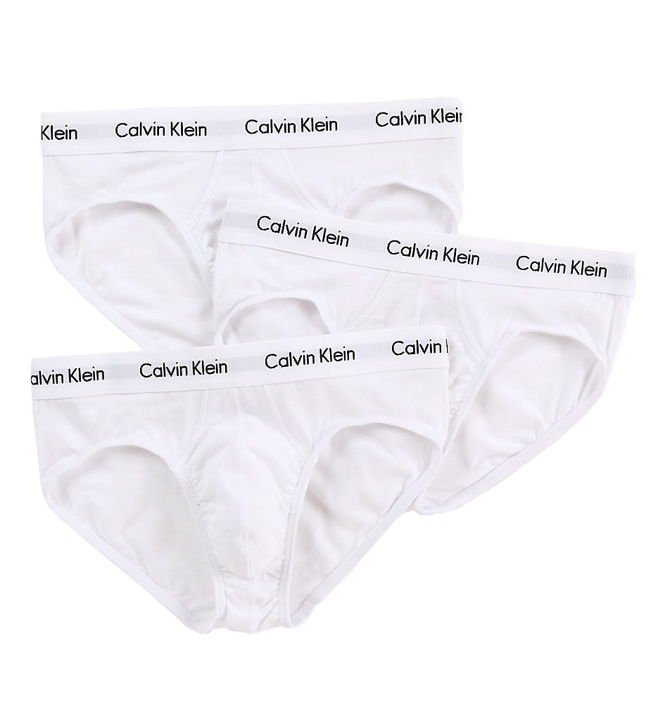 Calvin Klein NU2661 Cotton Stretch Hip Briefs - 3 Pack (White)