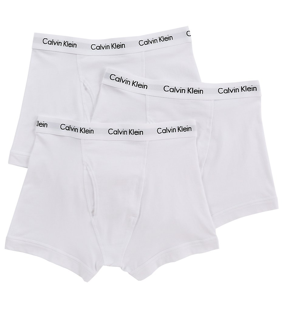 Calvin Klein NU2665 Cotton Stretch Trunks - 3 Pack (White)