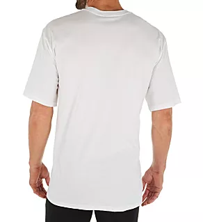 Big Man 100% Cotton Crew- 2 Pack White XL