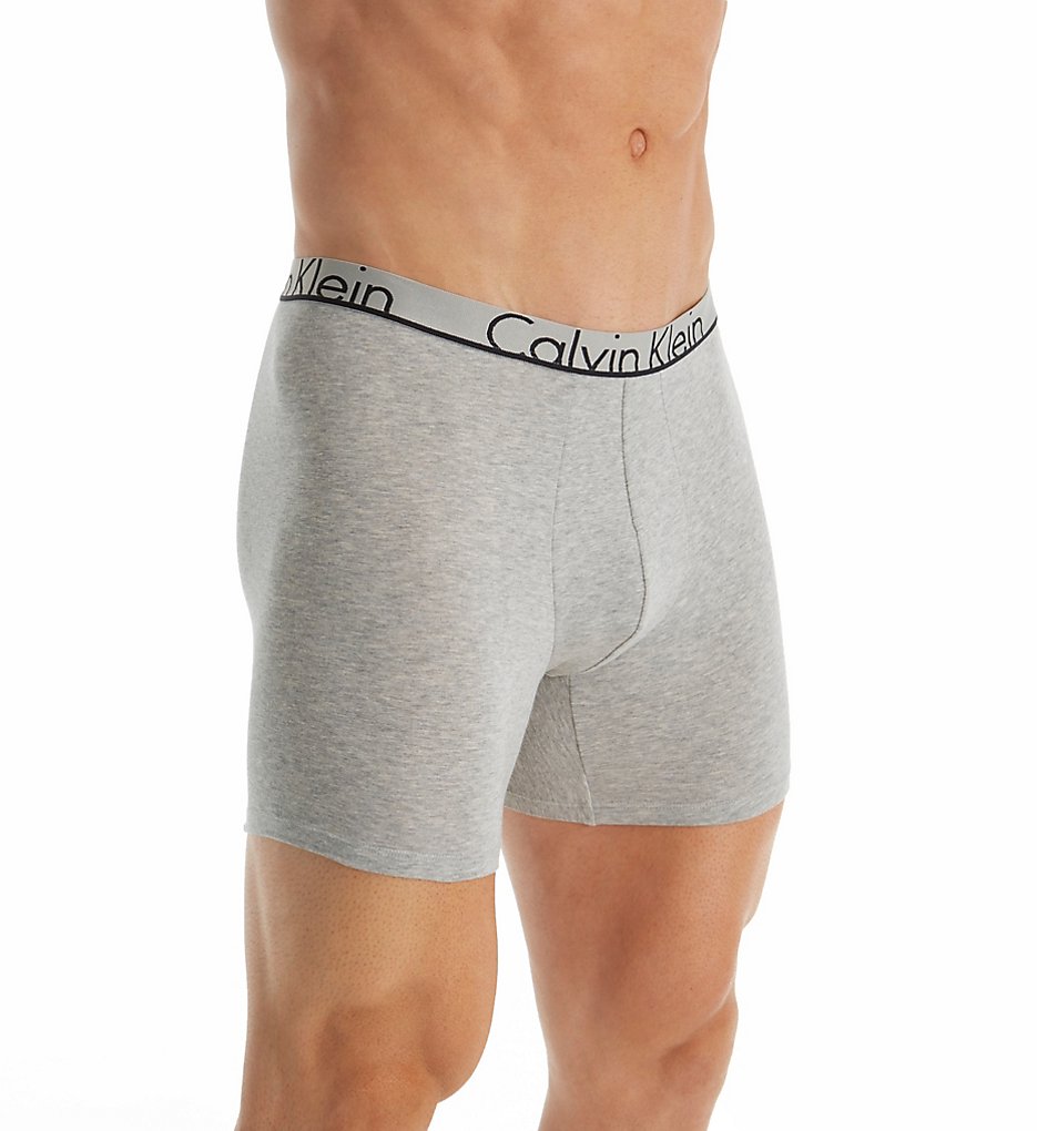 Calvin Klein NU8640 ID Cotton Stretch Boxer Briefs (Heather Grey)