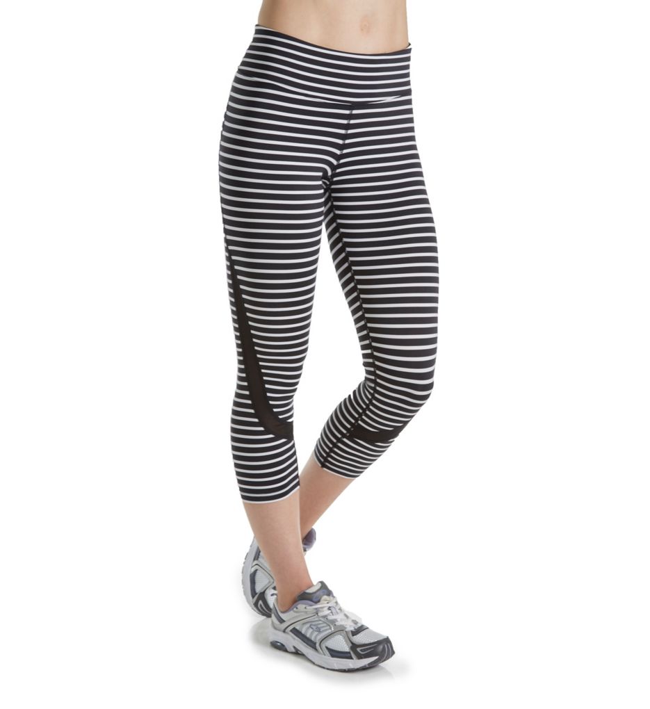 Performance Pacifica Stripe Mesh Insert Crop Tight-acs