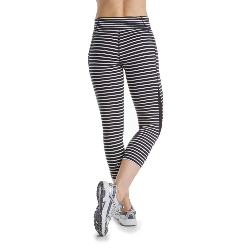 Performance Pacifica Stripe Mesh Insert Crop Tight