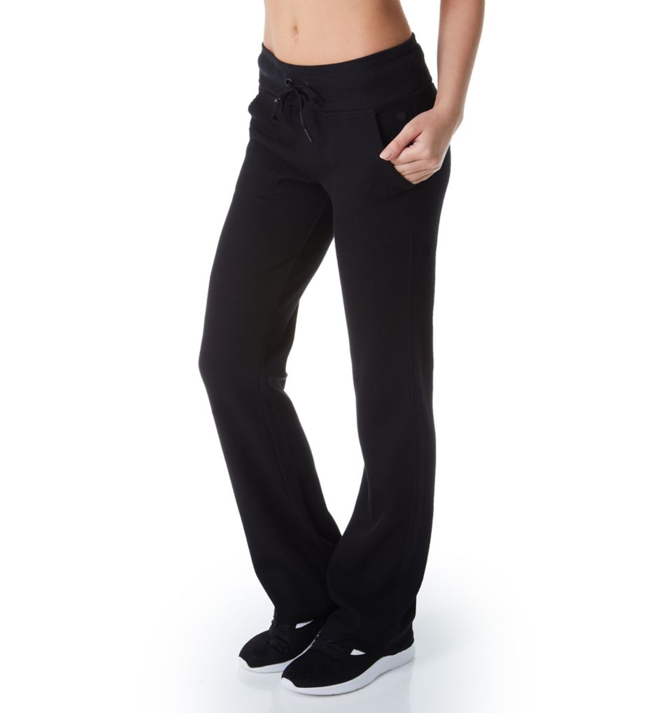 Thermal Wide Leg Pant with Front Pockets-acs