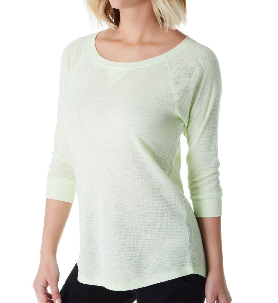 Tic Tac Toe 3/4 Sleeve Raglan Top-acs