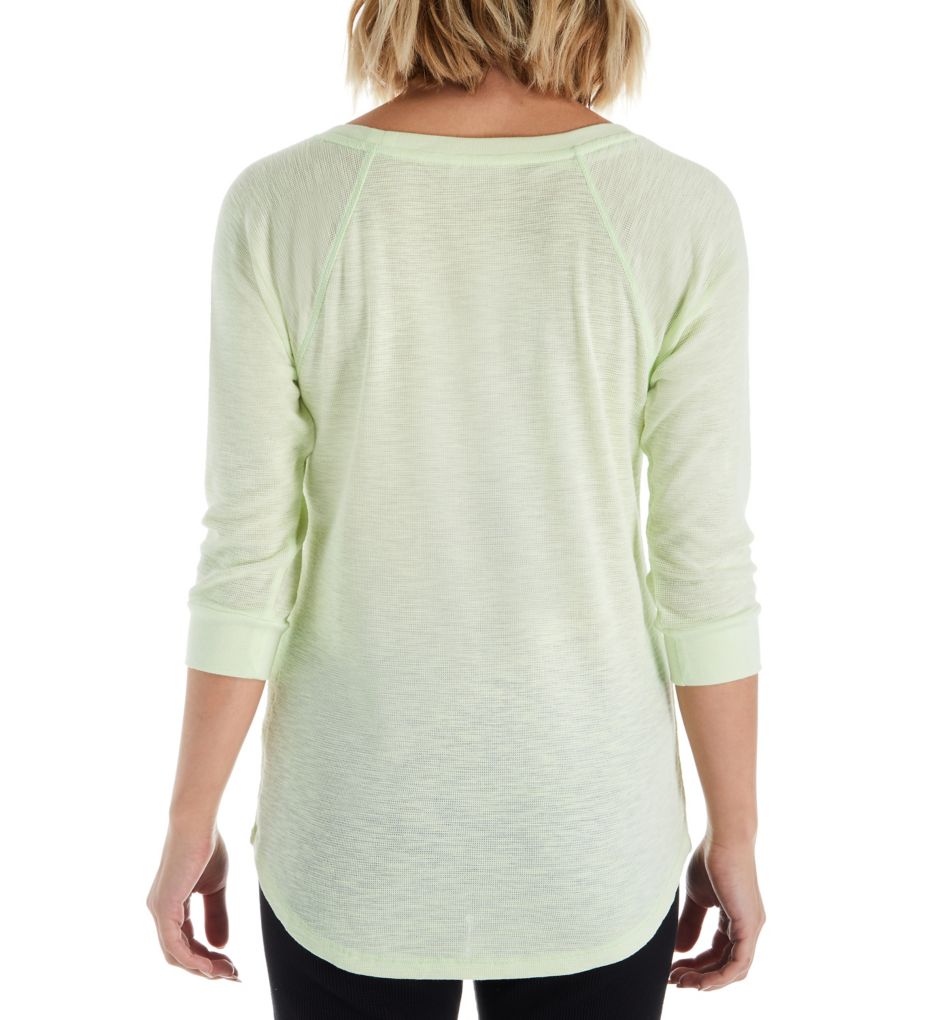 Tic Tac Toe 3/4 Sleeve Raglan Top