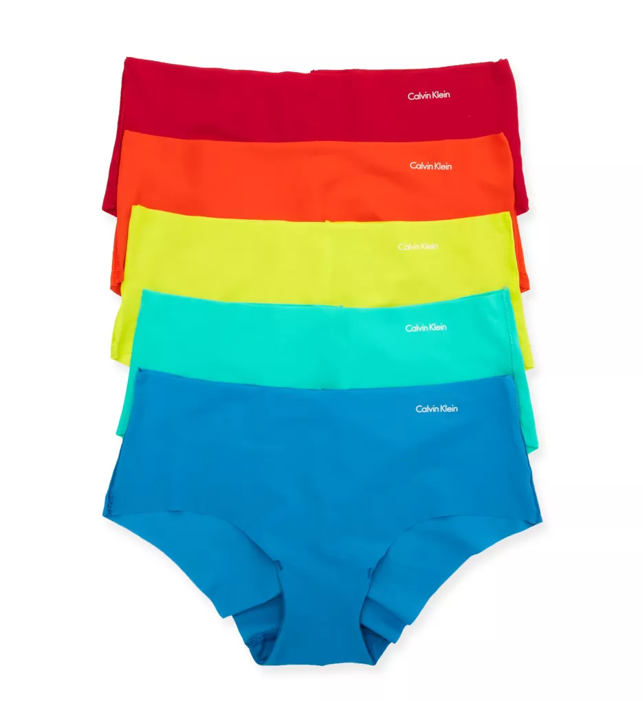 Invisibles Hipster Panty - 5 Pack Tom/Red/Lim/Green/Blue L