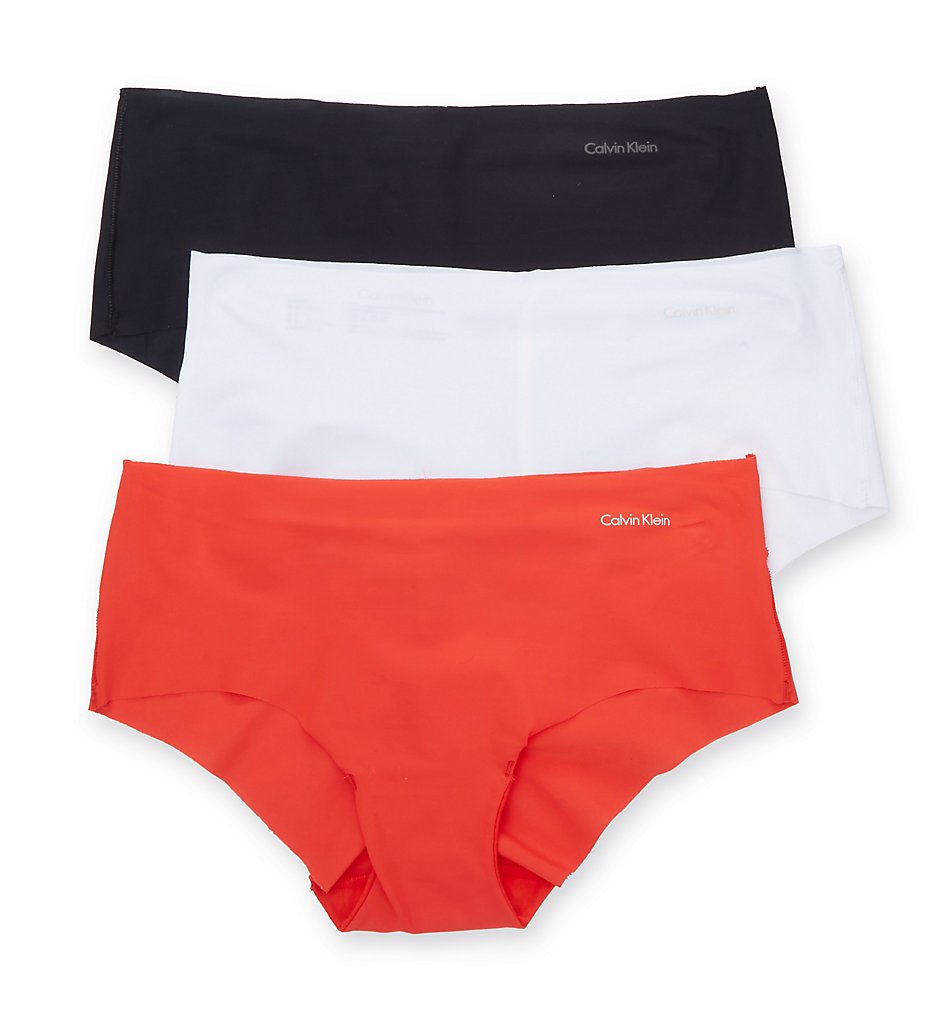 Calvin Klein - Calvin Klein QD3559 Invisibles Hipster Panty - 3 Pack (Tuscan Terra Assort XL)