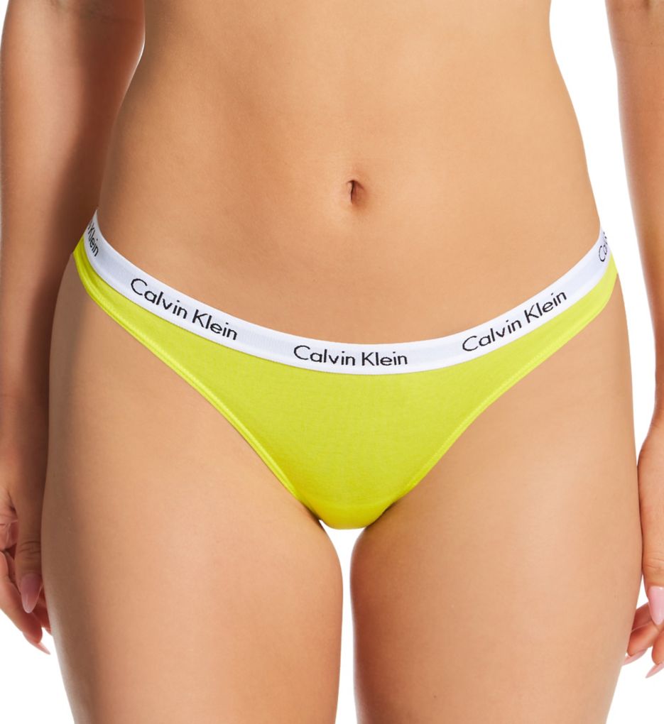 Calvin Klein Women's Form Cotton Blend Thong 5-Pack - Multi