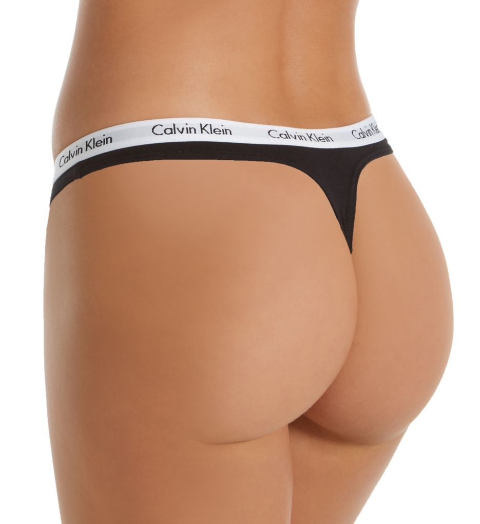 Calvin Klein Carousel Cotton 3-Pack Thong Underwear QD3587