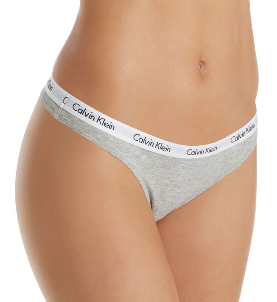 Calvin Klein CK One Cotton Thong Black QF5733 - Free Shipping at