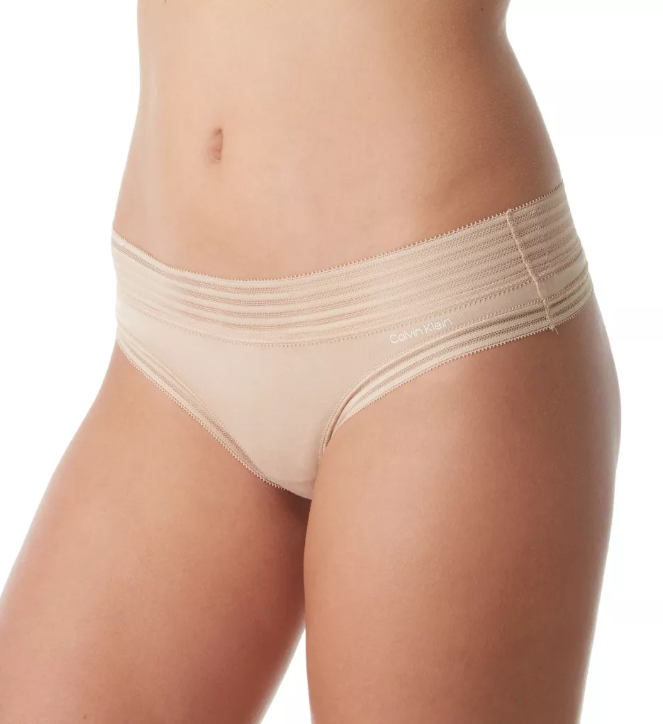 Calvin Klein soft seamless peach thong panty - L