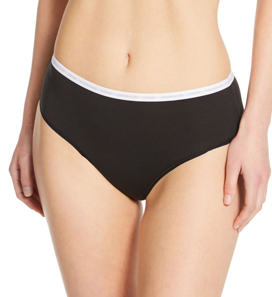 Calvin Klein Women's CK One Cotton Modern Brief Panty in Black | Size XS | HerRoom.com