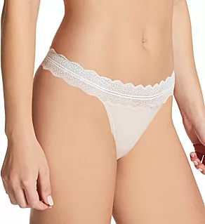 Micro Lace Thong Panty Beechwood S