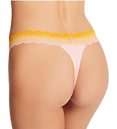 Micro Lace Thong Panty Peach Melba S
