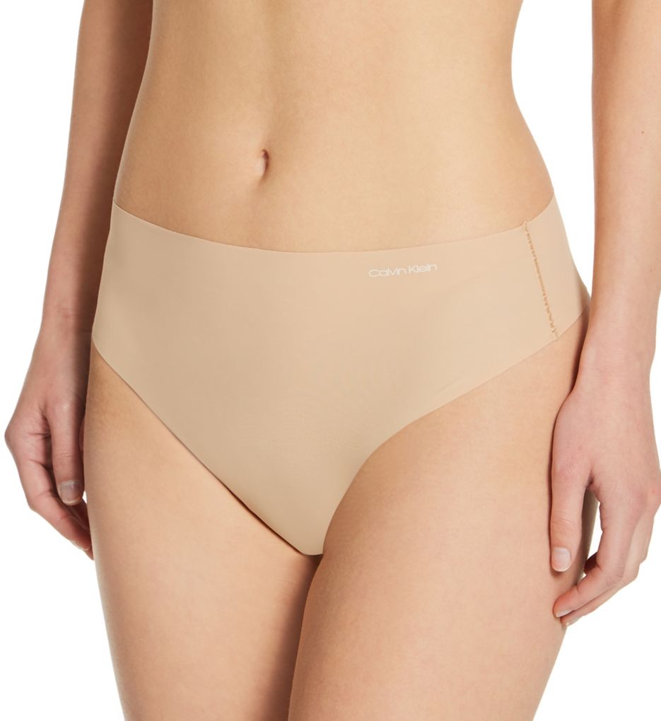 Calvin Klein Women's Invisibles High-waist Thong Underwear Qd3864