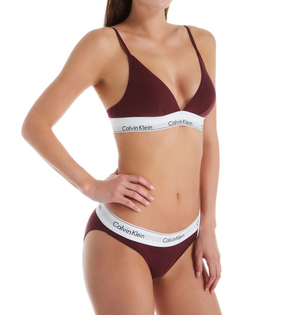 Calvin klein best sale maroon bralette