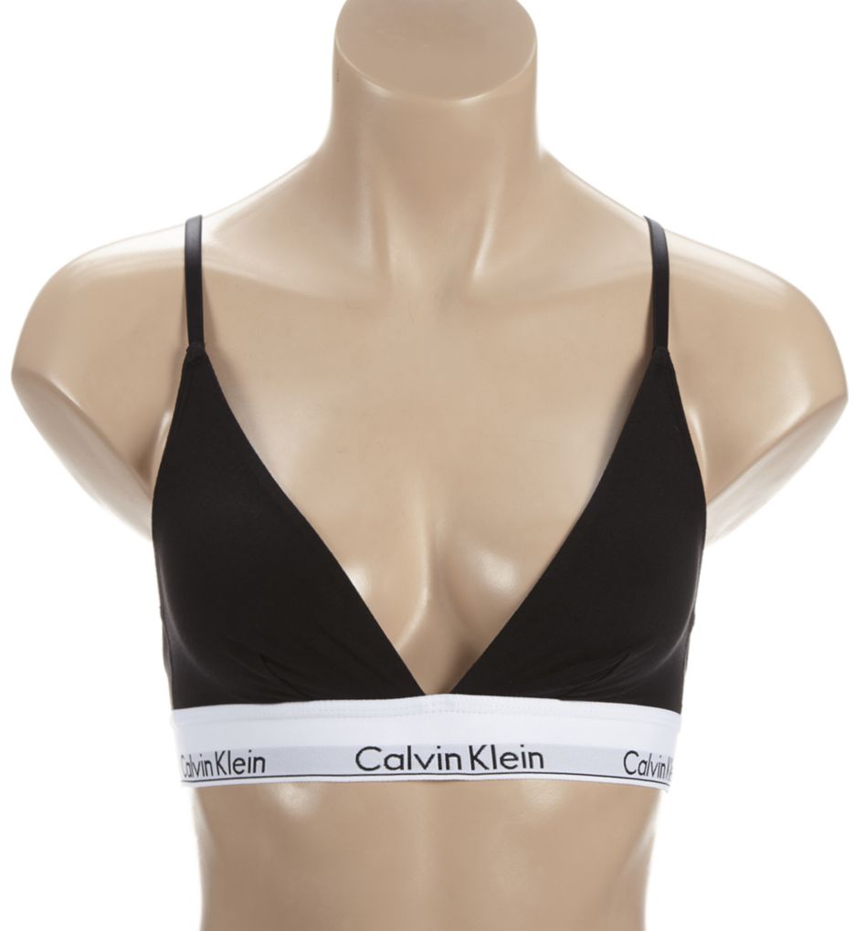 Calvin Klein Underwear Modern Cotton Padded Triangle In Black. - Size S  (Also In M, L)