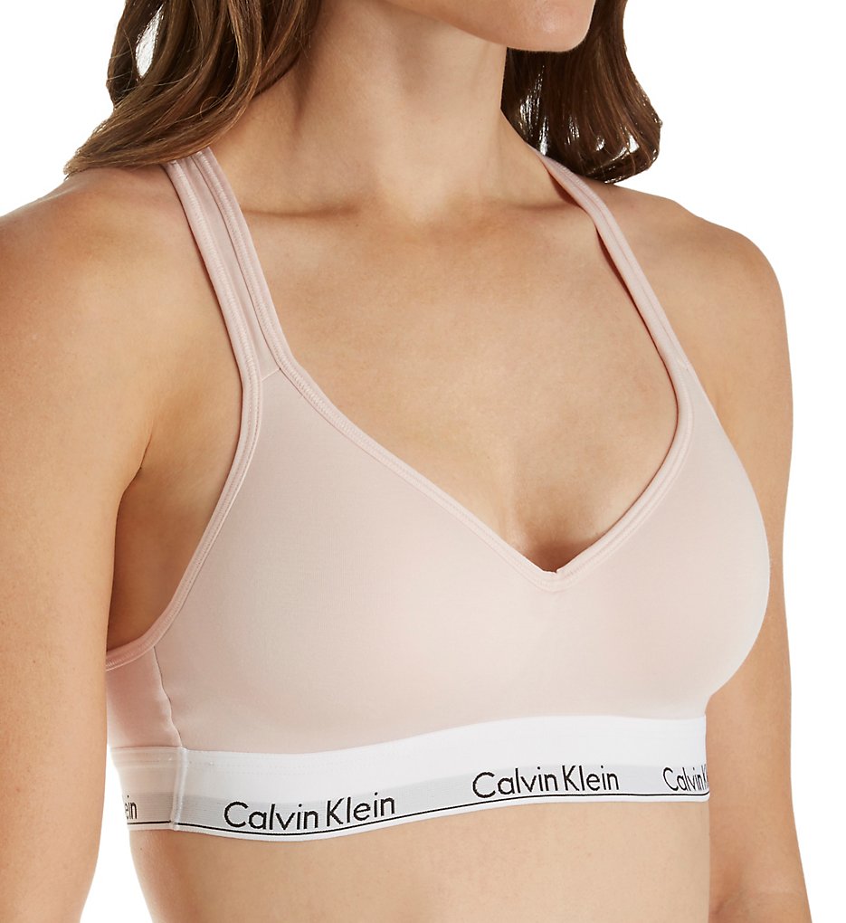 Calvin Klein - Calvin Klein QF1654 Modern Cotton Padded Bralette (Nymph's Thigh XS)