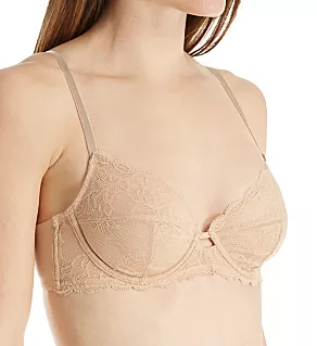 Seductive Comfort with Lace Multi Part Cup Bra Bare 42C