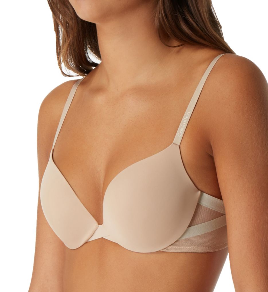 Sculpted Plunge Push Up Bra-acs