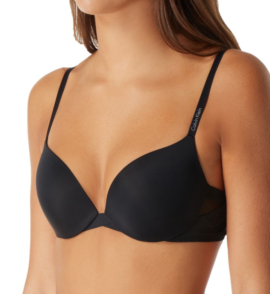 Sculpted Plunge Push Up Bra-acs