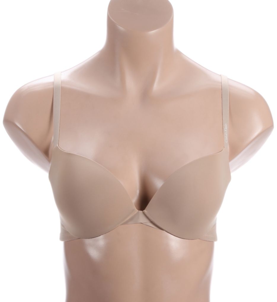 Sculpted Plunge Push Up Bra-fs