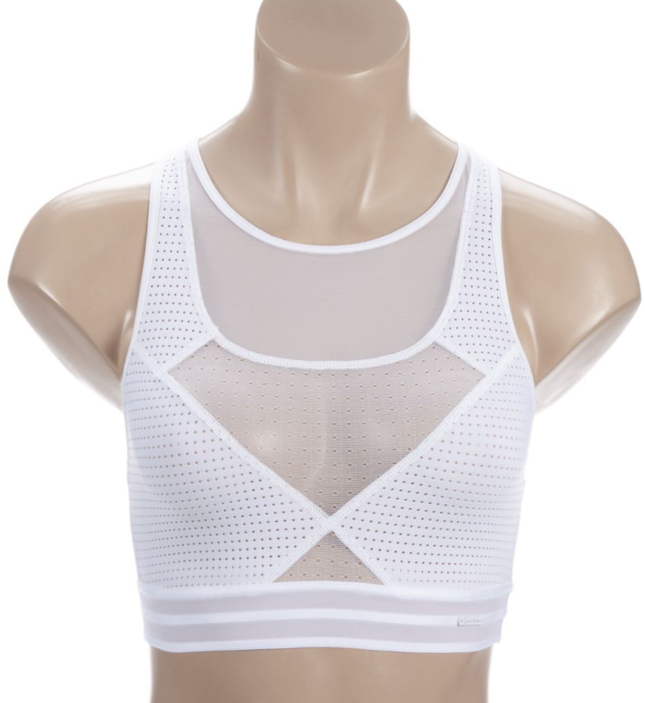 Mixed Mesh Unlined Bralette-fs