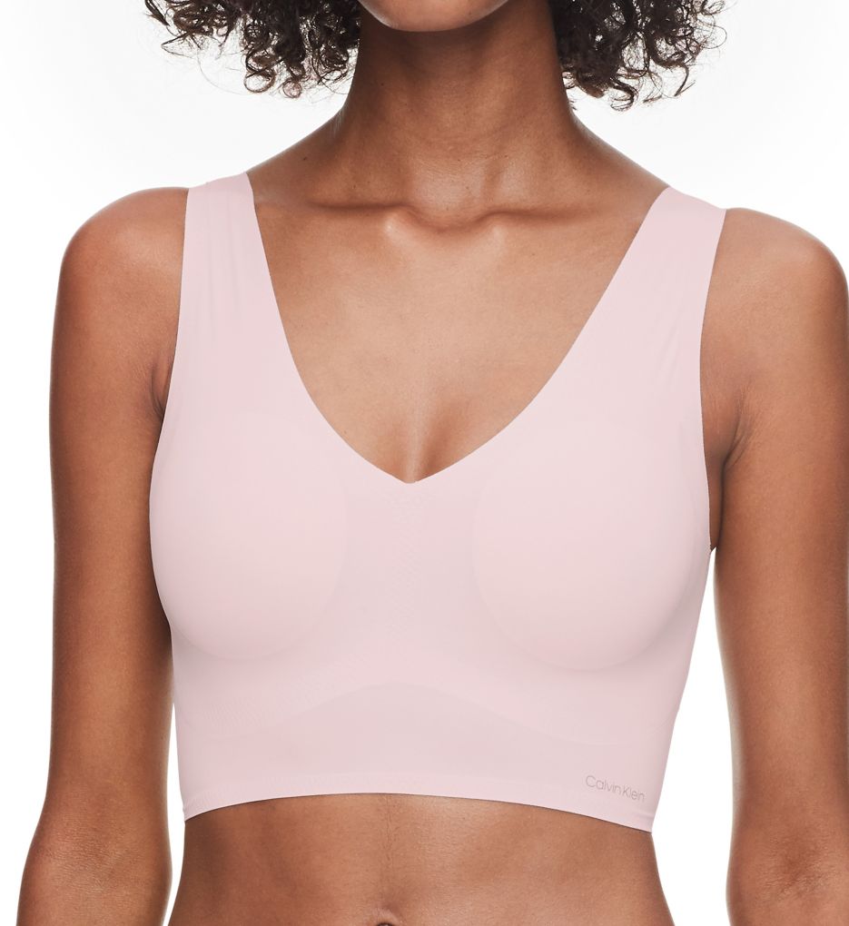 calvin klein women's invisibles lightly lined v neck bralette