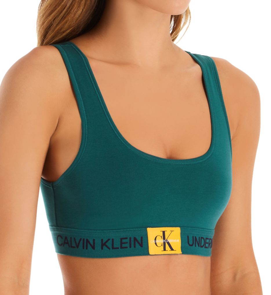 monogram logo unlined bralette
