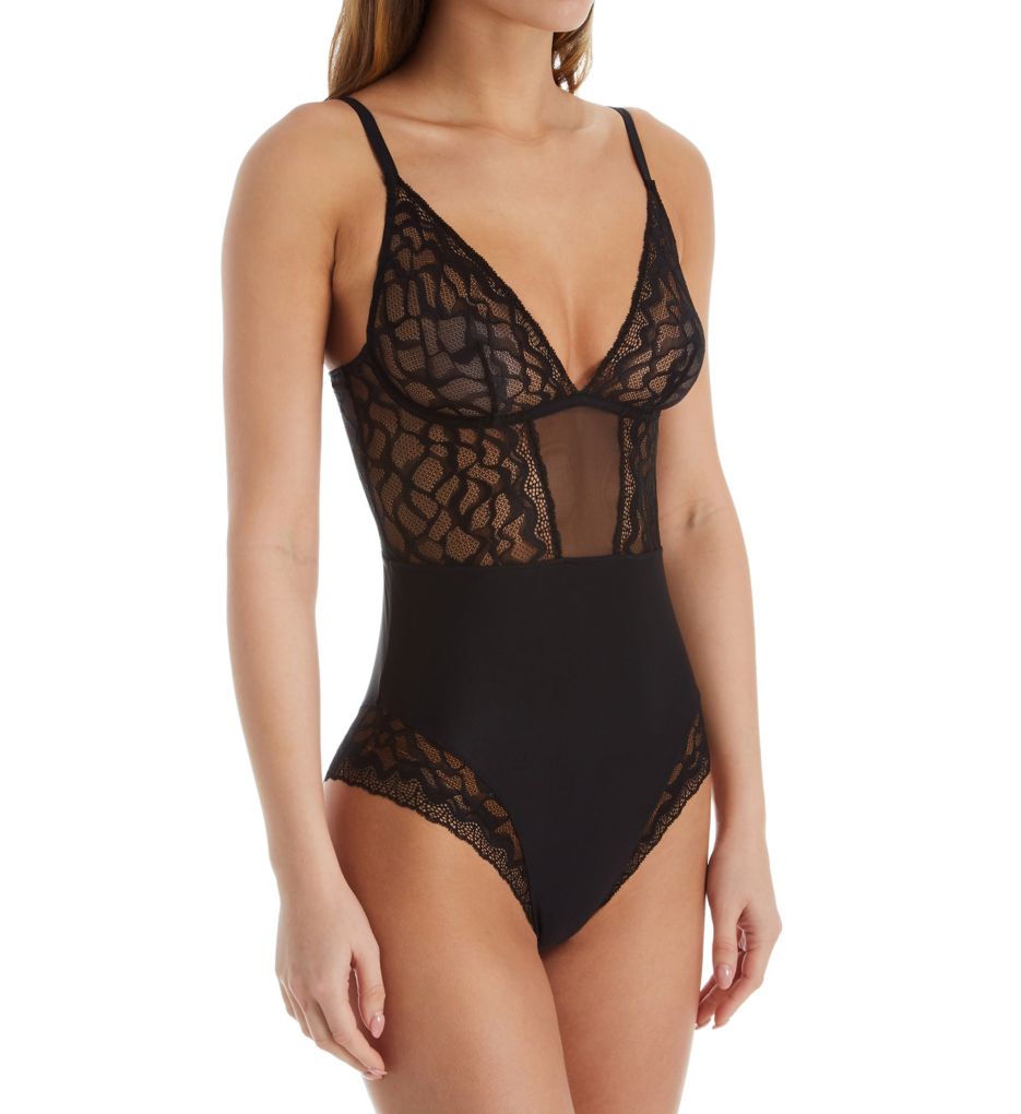 Perfectly Fit Etched Lace Bodysuit-acs