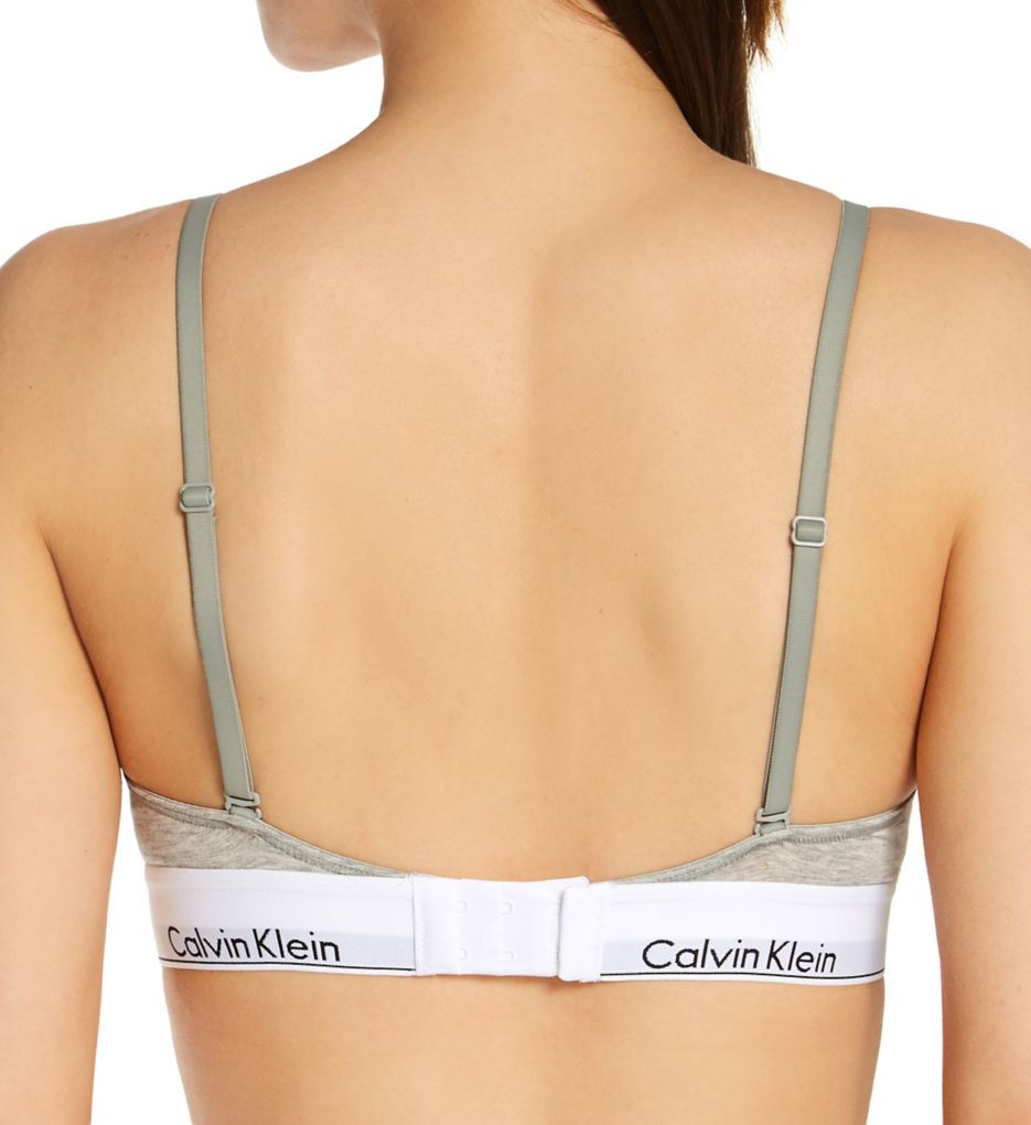 Bras Calvin Klein Calvin Klein Modern Cotton Light Lined Bralette (Full  Cup) Grey Heather
