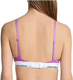Modern Cotton Lightly Lined Bralette Iris Orchid XS