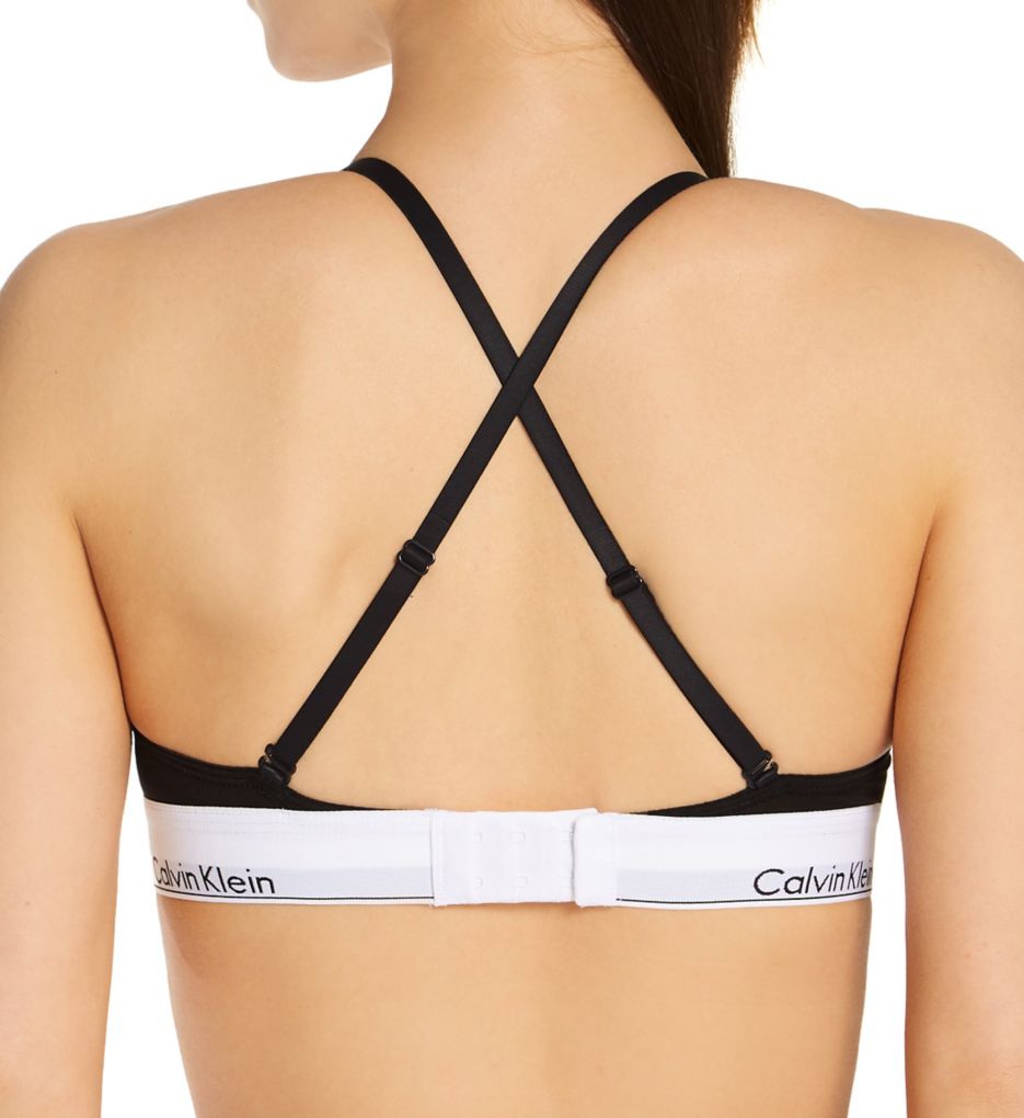 Calvin Klein Women's Modern Cotton Lightly Lined Triangle Wireless Bralette  Sports Bra, Grey Heather, XS : : Fashion