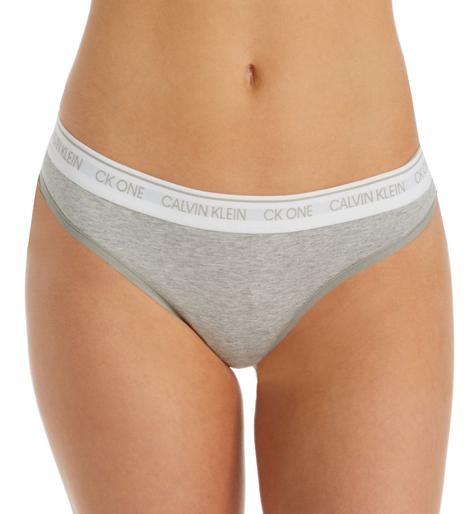 Calvin Klein Women's Ck One Cotton Thong Panty 