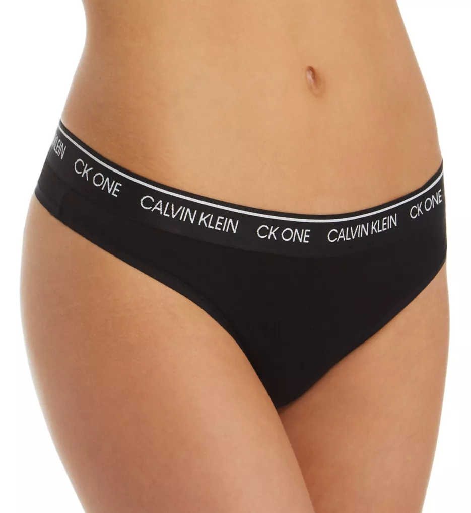 Buy Calvin Klein Cotton Women Solid Black Underwear (Pack of 1)  (QF6867ADUB1 at