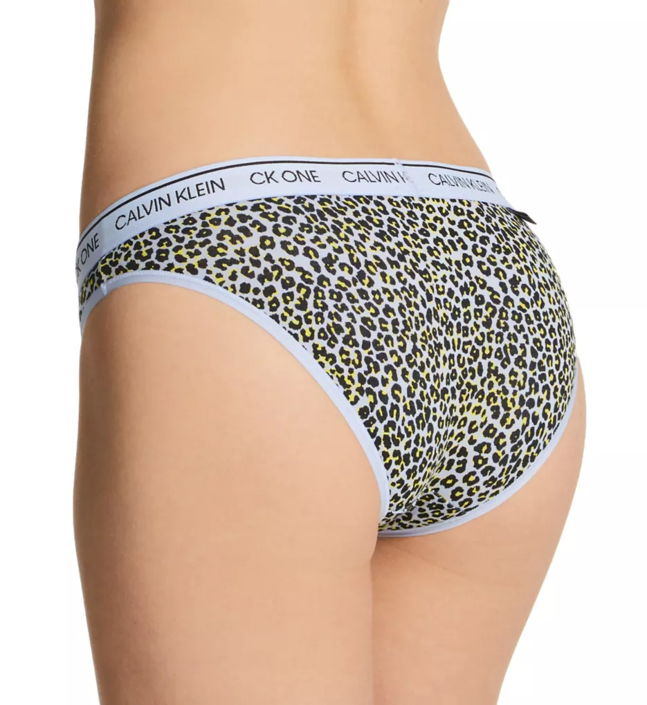 CK One Cotton Bikini Panty Cheetah Print River XS