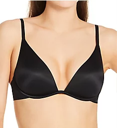 Liquid Touch Lightly Lined Plunge Bra Black 32A