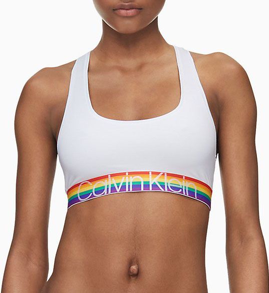 calvin klein rainbow sports bra
