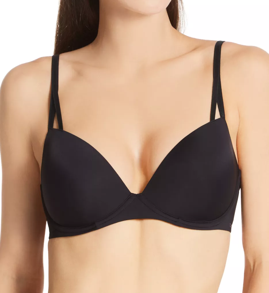 Calvin Klein Seductive Comfort with Lace Demi Bra in Regal Red FINAL SALE  NORMALLY $52 - Busted Bra Shop
