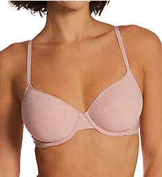 Sheer Marquisette Lightly Lined Spacer Demi Bra Subdued 32A