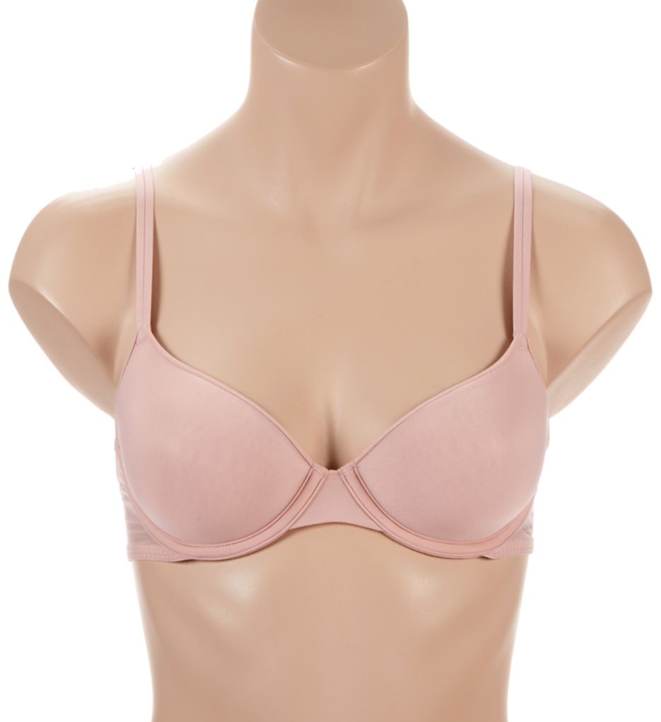 Calvin Klein Sheer Marquisette Lightly Lined Demi Bra QF6068 Kelly Hearts  32C