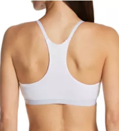 Pure Ribbed Unlined Bralette White XS