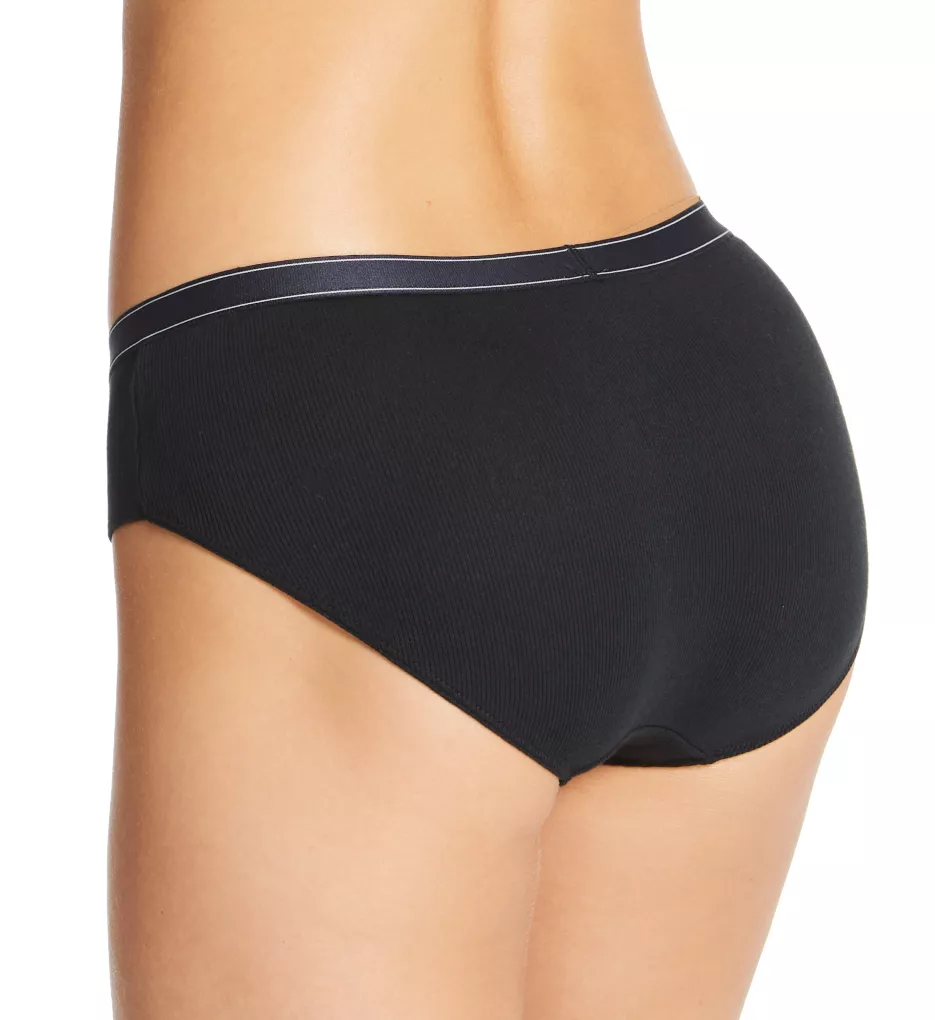 Calvin Klein Women's Pure Ribbed Hipster Underwear Qf6444 In Black