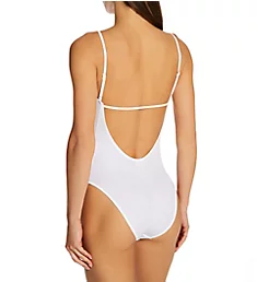 Pure Ribbed Bodysuit White S