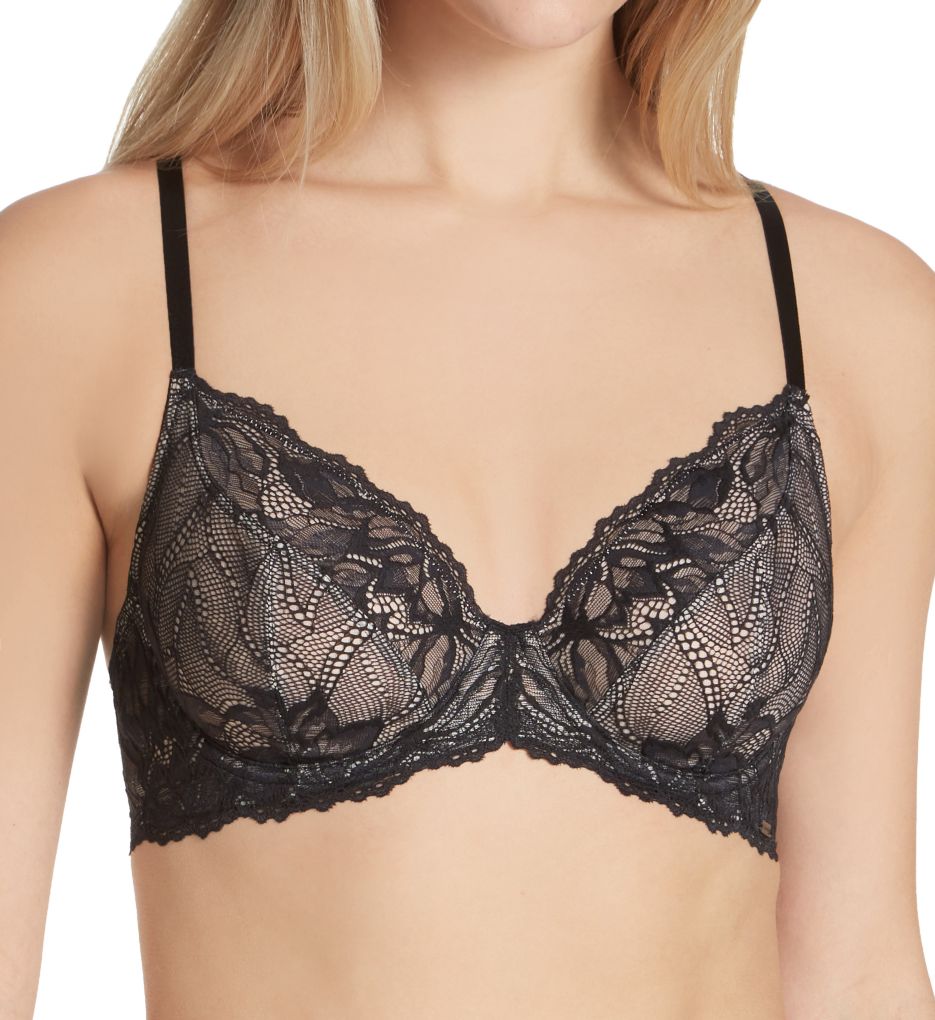 Calvin klein black lace bralette online